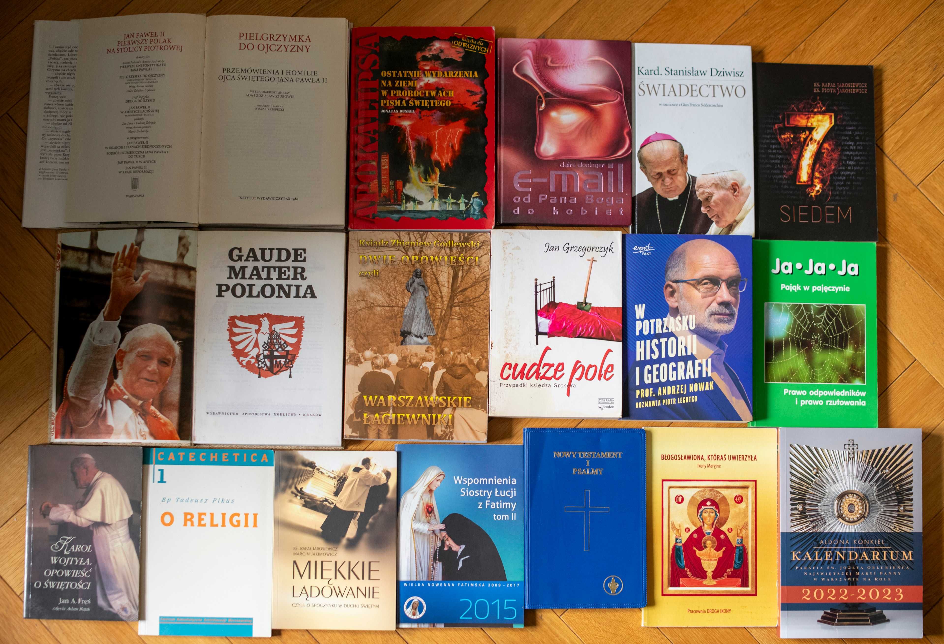 Tanie książki zestaw 27 książek Jan Paweł Dziwisz Grzegorczyk historia
