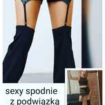 Spódnico-spodenki clubowe skóra 36
