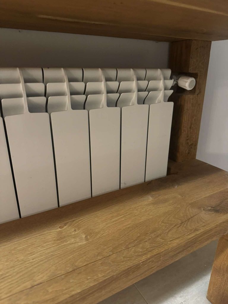 Dębowa konsola 130x35 lite drewno