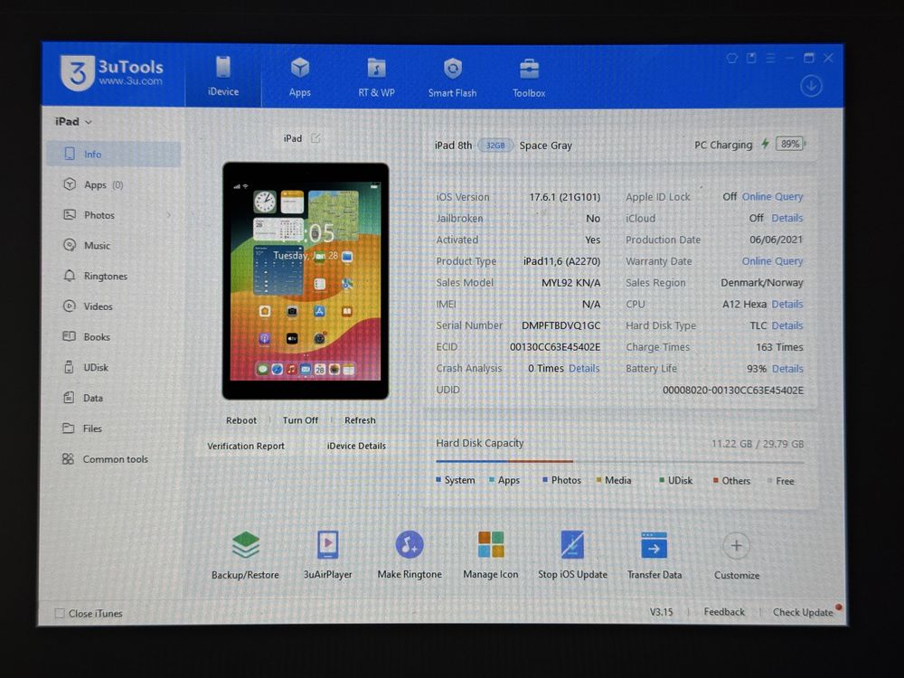 iPad 8. gen. 32GB (A2270) - faktura VAT 23%