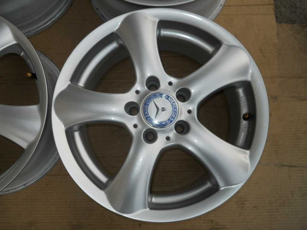 BARDZO ŁADNE felgi aluminiowe 16 MERCEDES , 5x112, 7J, ET37