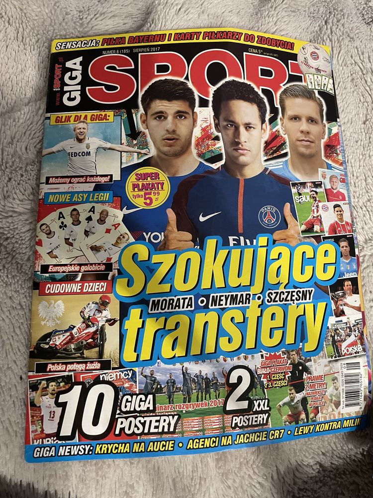 Gazety, album fifa i plakaty piłkarskie