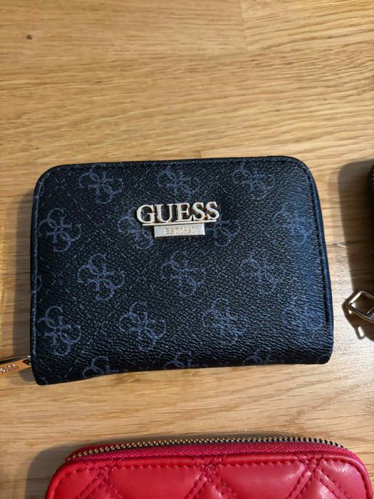 Guess czarny nowy portfel