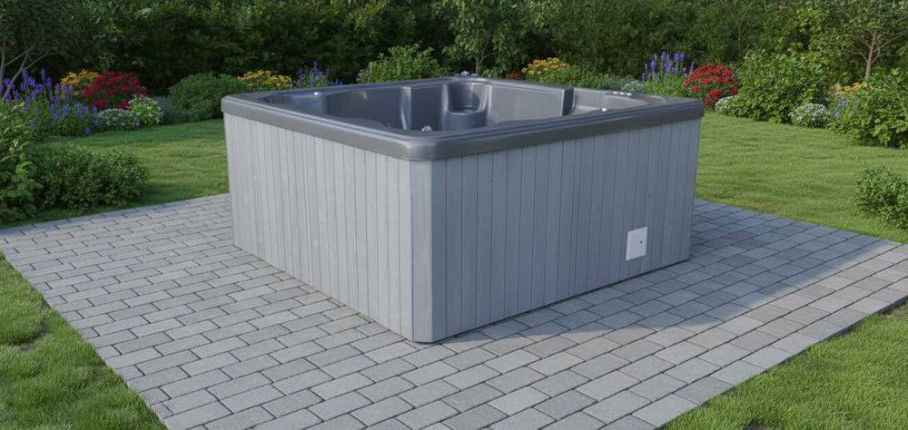 Jacuzzi całoroczne 6 os basen balia masaż pokrywa LED sauna transport