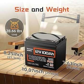 Akumulator Humsienk LiFePO4 12V 100Ah