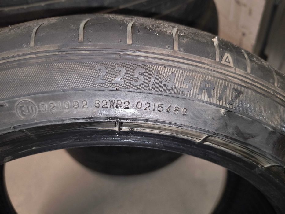 Opony Dunlop 225/45 R17, 2024 rok