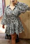 Sukienka zebra oversize, Paparazzi Fashion