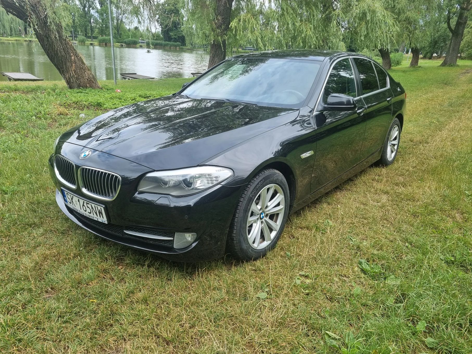 BMW Seria 5 2,0 Twin Turbo 245KM Brązowe Skóry Stan BDB Piękna