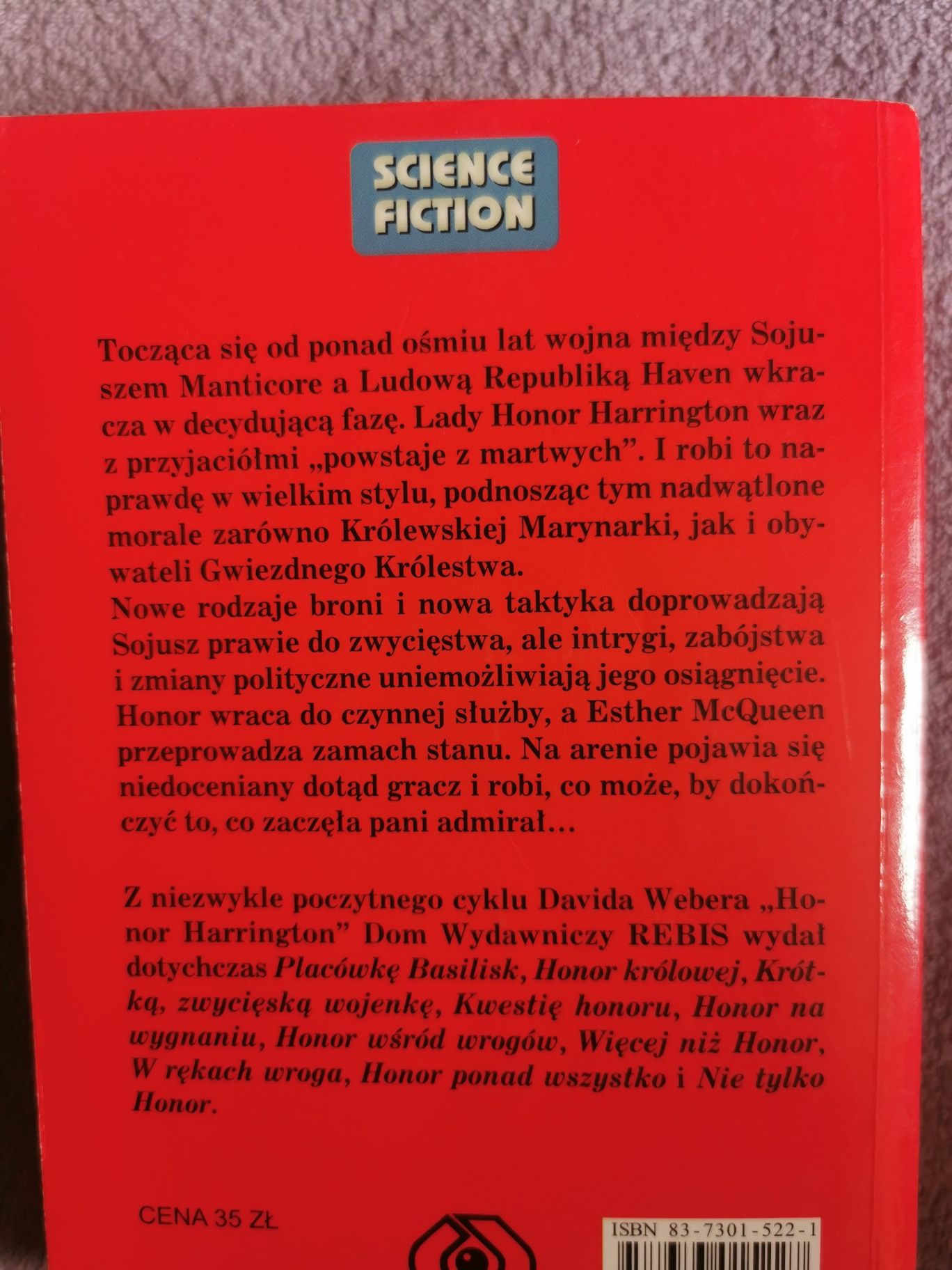 Popioły zwycięstwa - David Weber, wyd I