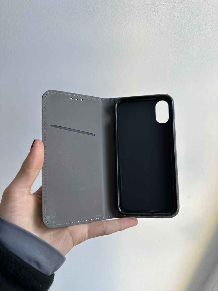 Etui zamykane do IPHONE X/XS czarne