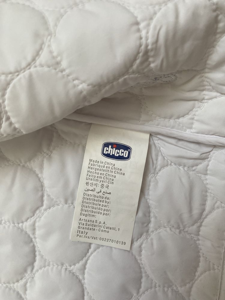 белая жилетка-безрукавка детская для девочки Chicco  р.86  2 года