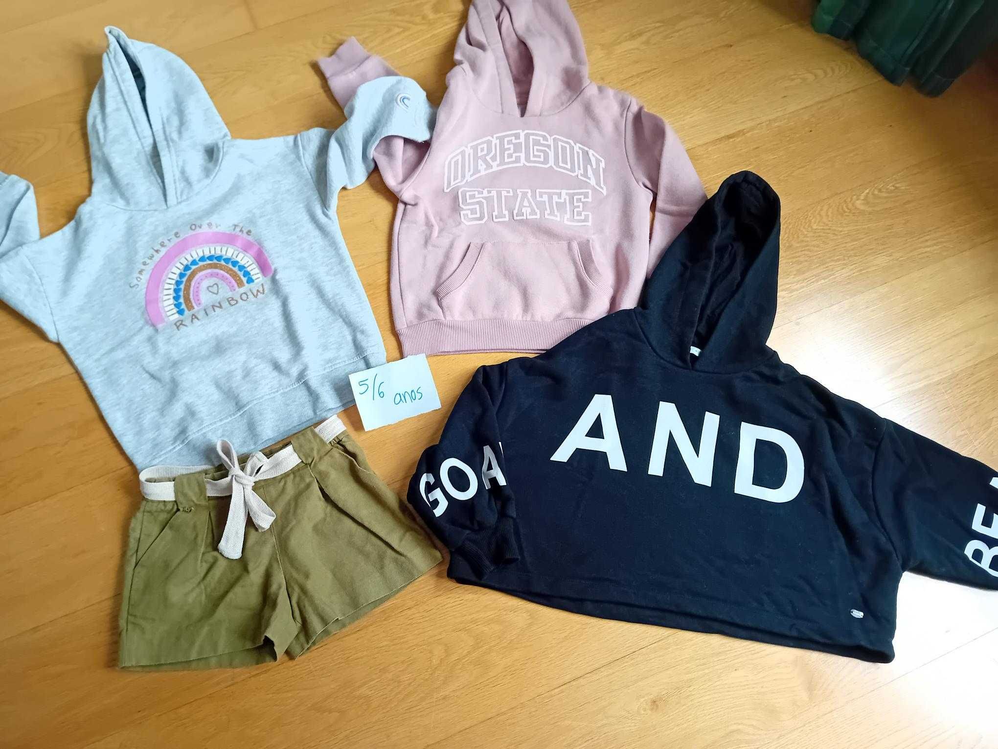 Lote de roupa criança - 5/6 anos e 7 anos
