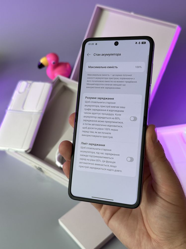 NEW OPPO Find N2 Flip 8 256 ГБ | 2фіз СІМ | 1 цикл зарядки | глобалка