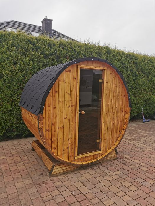 Sauna ogrodowa z piecem