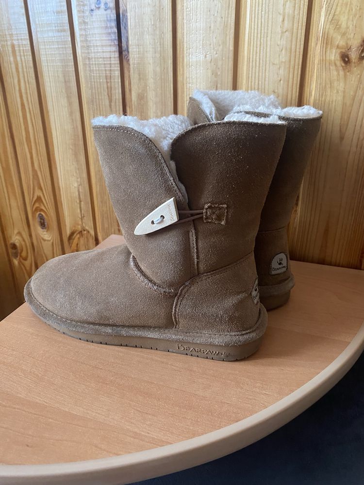 Угги из натуральной шерсти и замши. Оригинал BearPaw (36р)