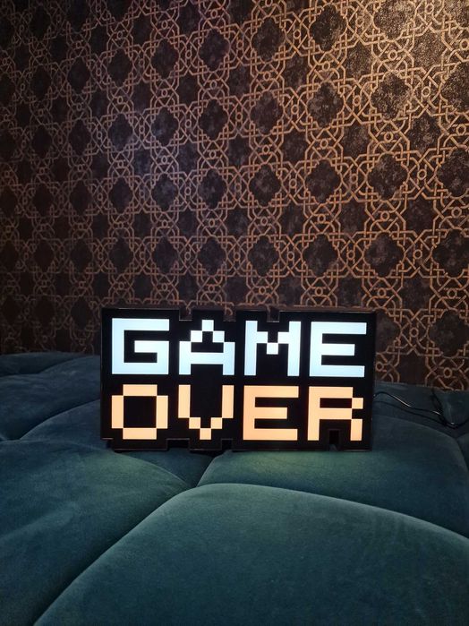 Lampka Game over gamingowa
