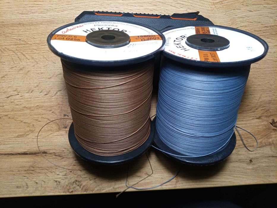 Nici plecione 0,6m półwosk, 1500m nawój, blady niebieski