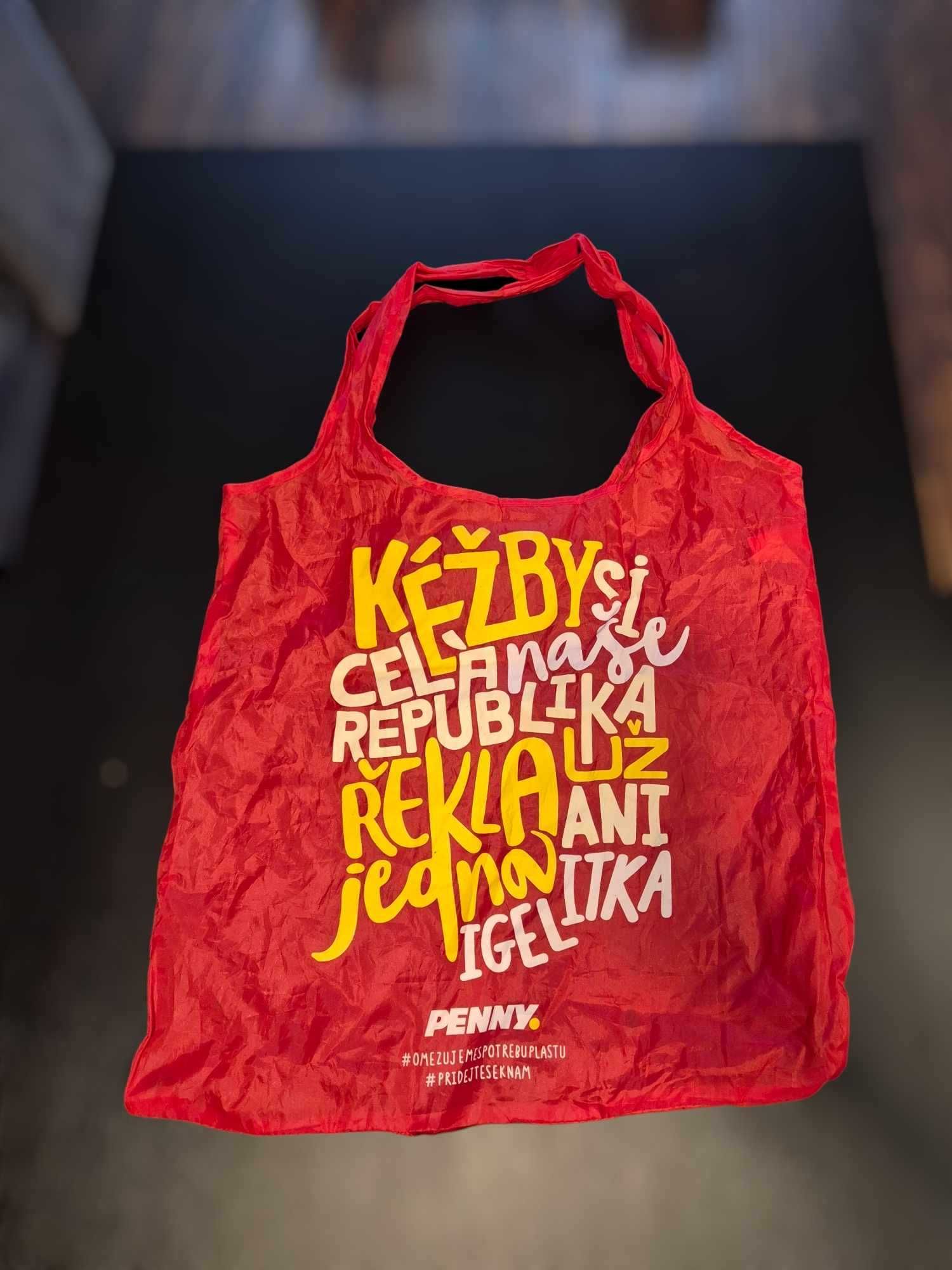 Torba na zakupy A4 śliski materiał Penny