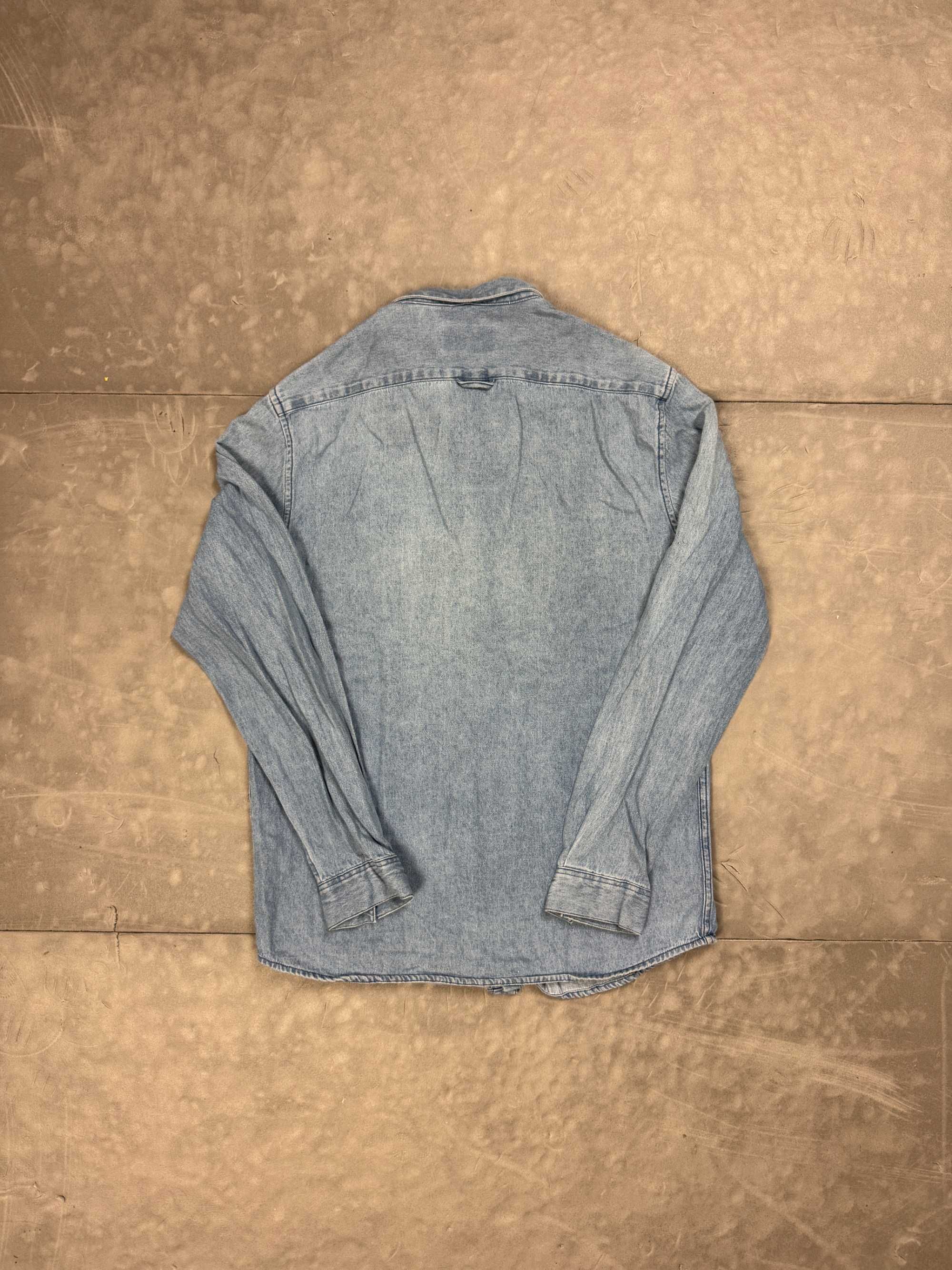 Pull & Bear niebieska jeansowa koszula denim y2k (M/L) streetwear 90s