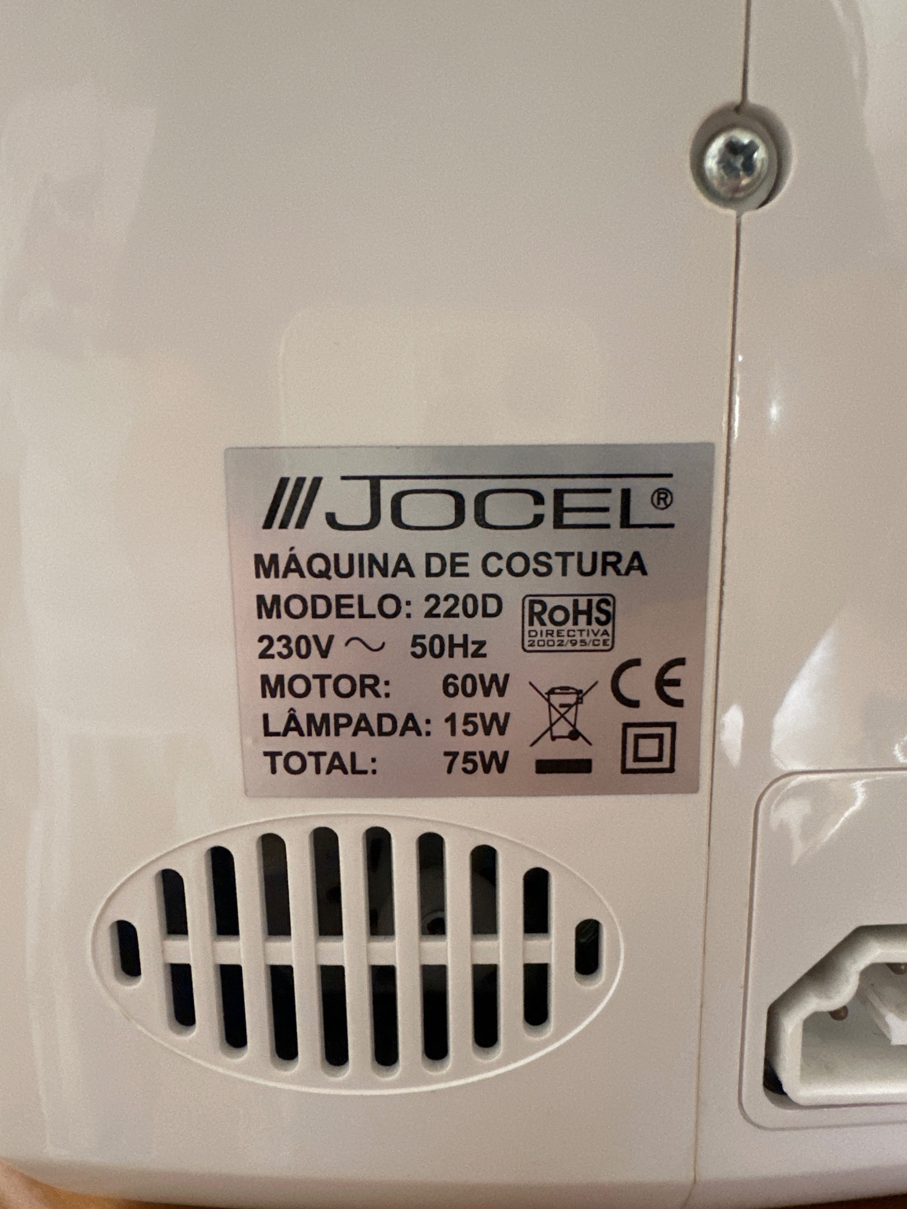 Máquina Costura Elétrica Jocel