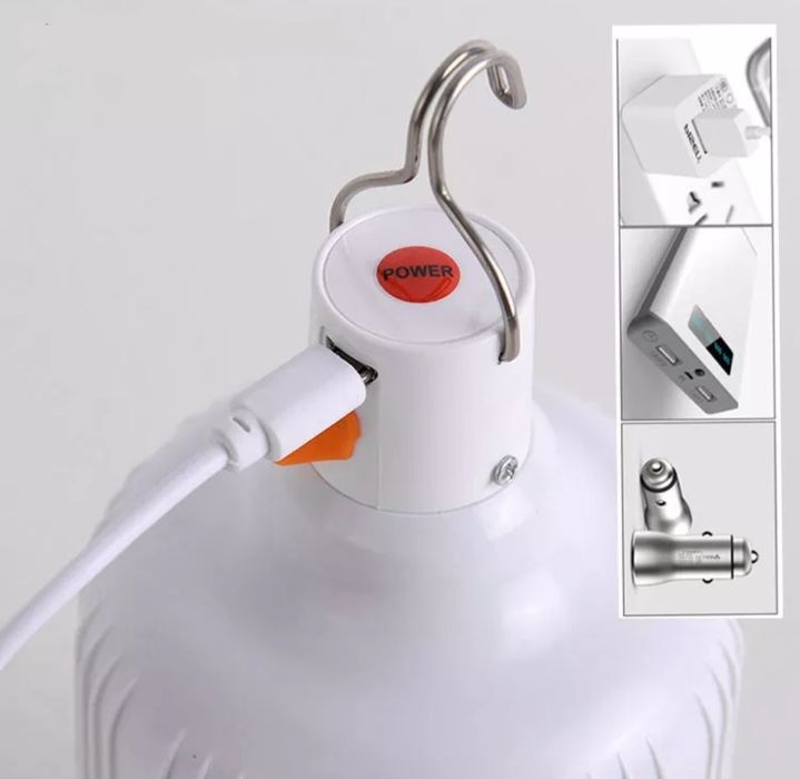 60W Лампа фонарь для дому дачі кемпинг светильник ночник LED ЛЕД