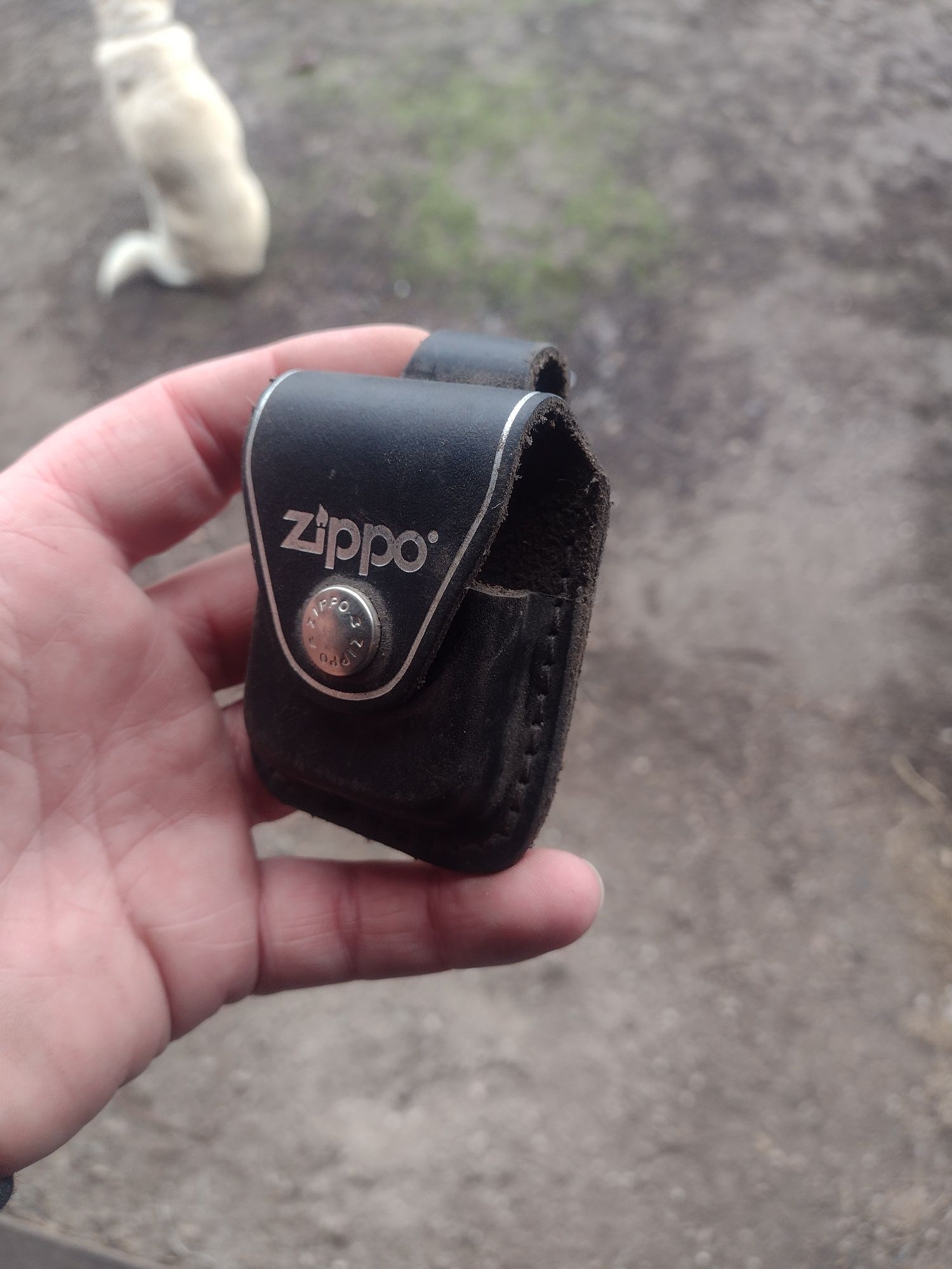 Кожаний оригінальний чохол до зажигалки zippo