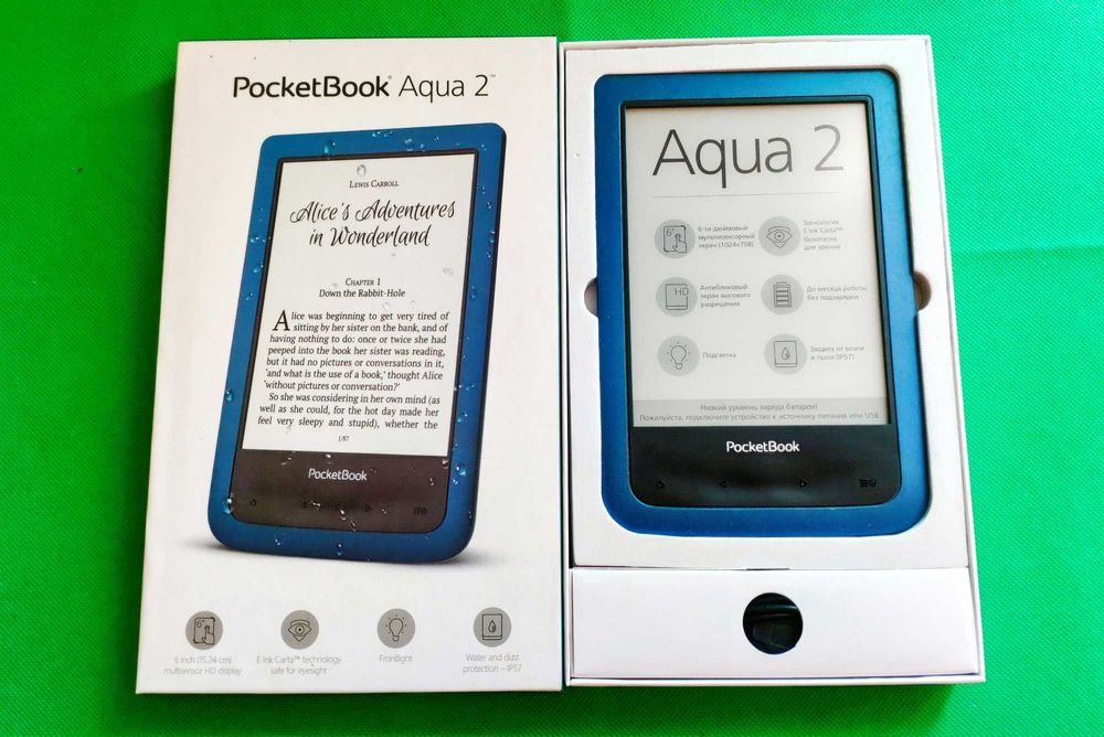Электронная книга PocketBook 641 Aqua 2 Подсветка + Fb2