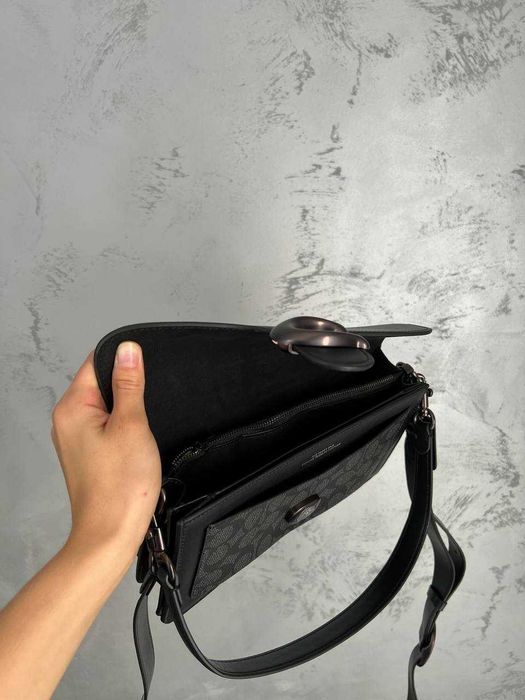 Сумка Coach 26см шкіра