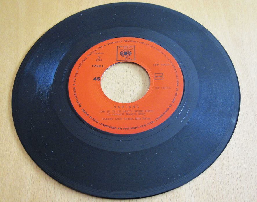 Santana, Single, Edição Portugal