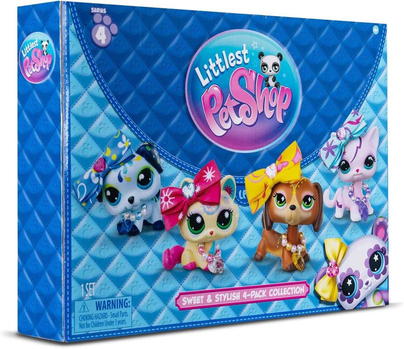LPS Littlest Pet Shop Sweet & Stylish 4-pack oryginalny zestaw 2025