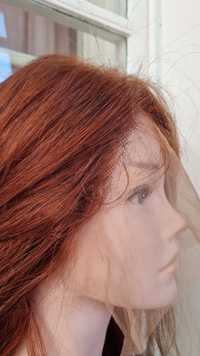 Перука парик на сітці 55 см натуральне волося