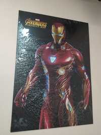 Nowy metalowy plakat Iron Man Displate 68/45cm