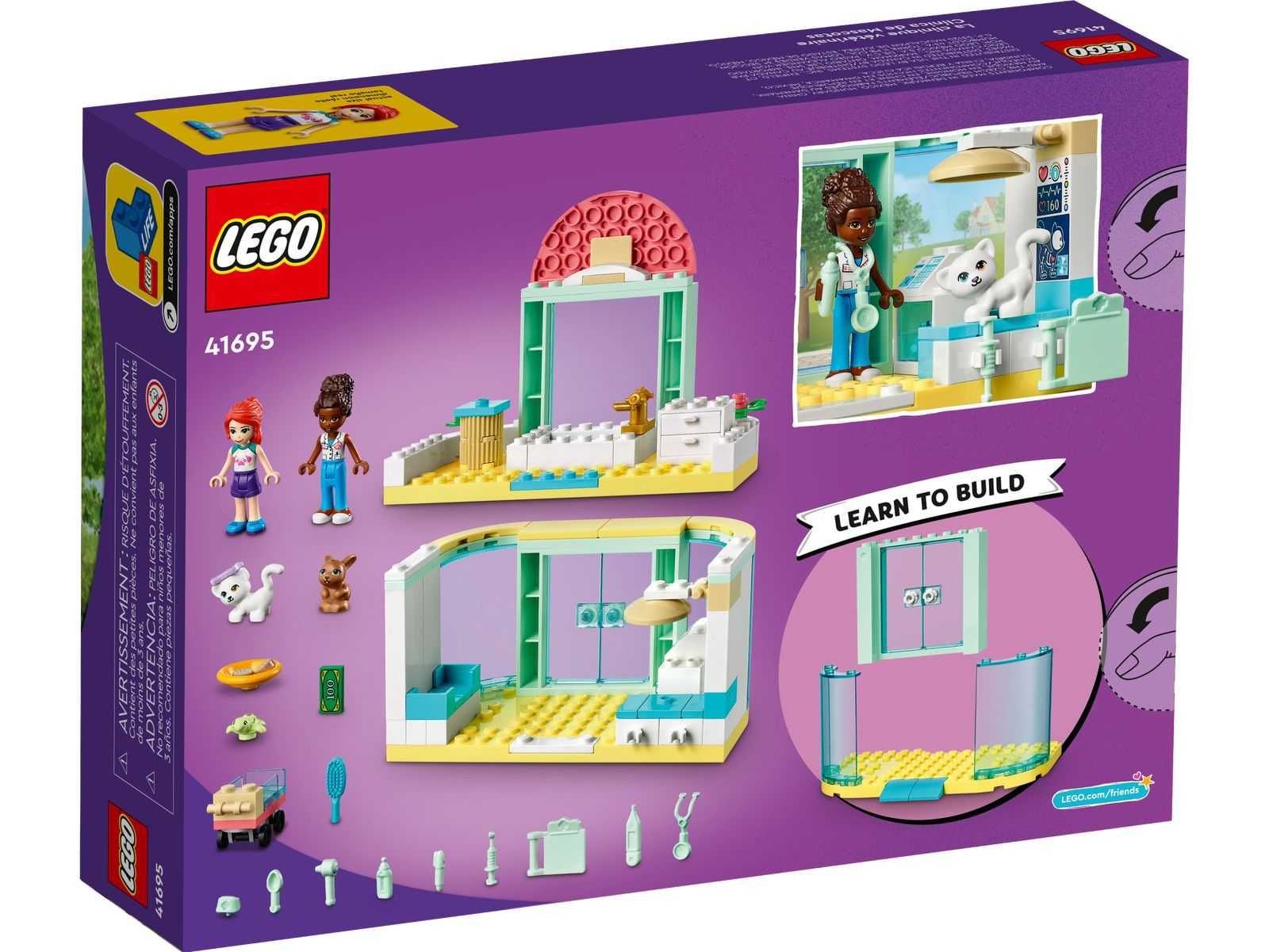 LEGO Friends 41695 Klinika dla zwierzątek * NOWY