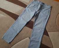 Spodnie męskie jeansowe szaro-zielone W32 L32 Angelo Litrico