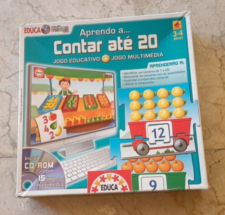 Jogo educativo. Não inclui o CD.