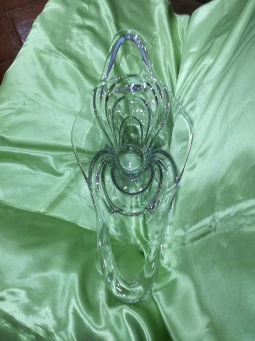 Centro Mesa em Cristal "Art Vannes" Anos 60/70