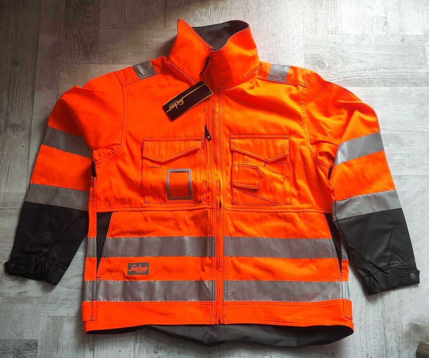 Snickers  kurtka High Vis Class 3 rozmiar XL w kolorze pomarańczowym