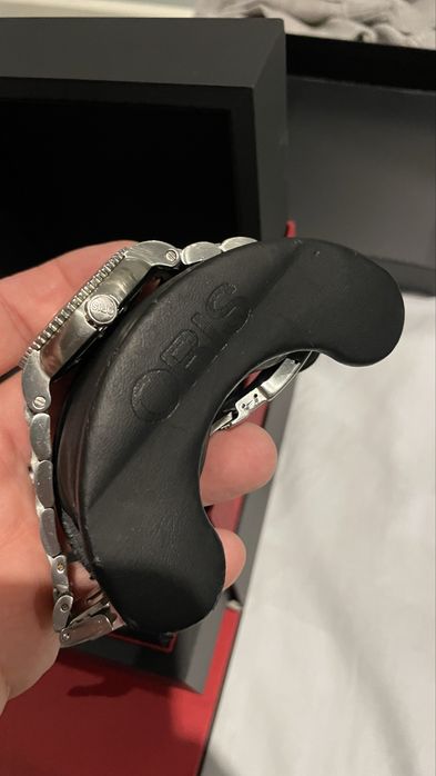 Relogio Oris TT1 GMT world-time bezel