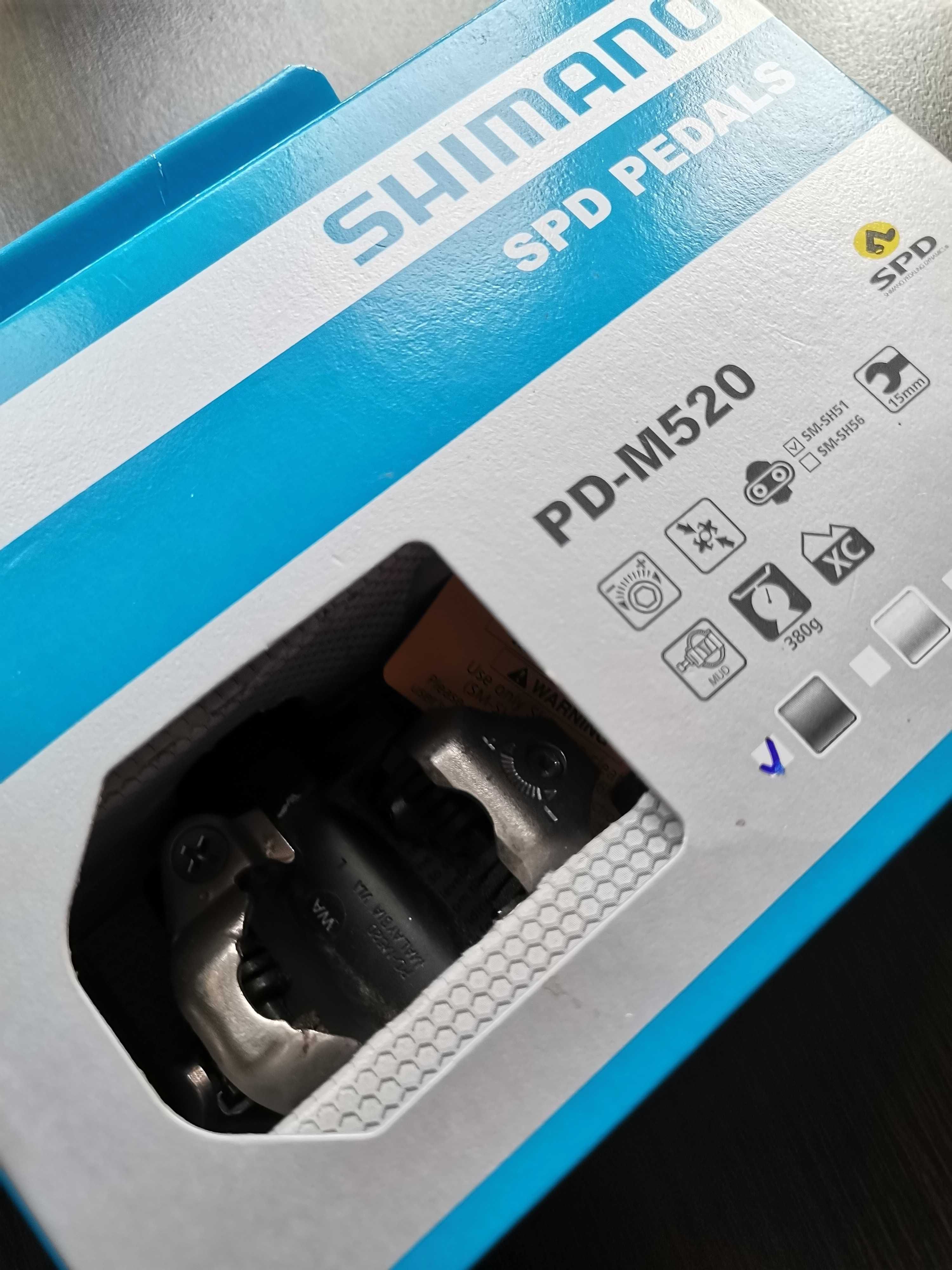 Spd shimano PD-M520 pedały