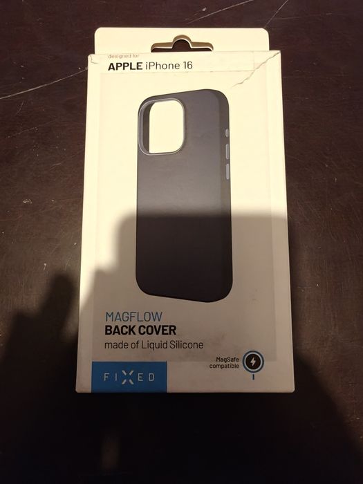 Etui FIXED MagFlow do iPhone 16 niebieski
