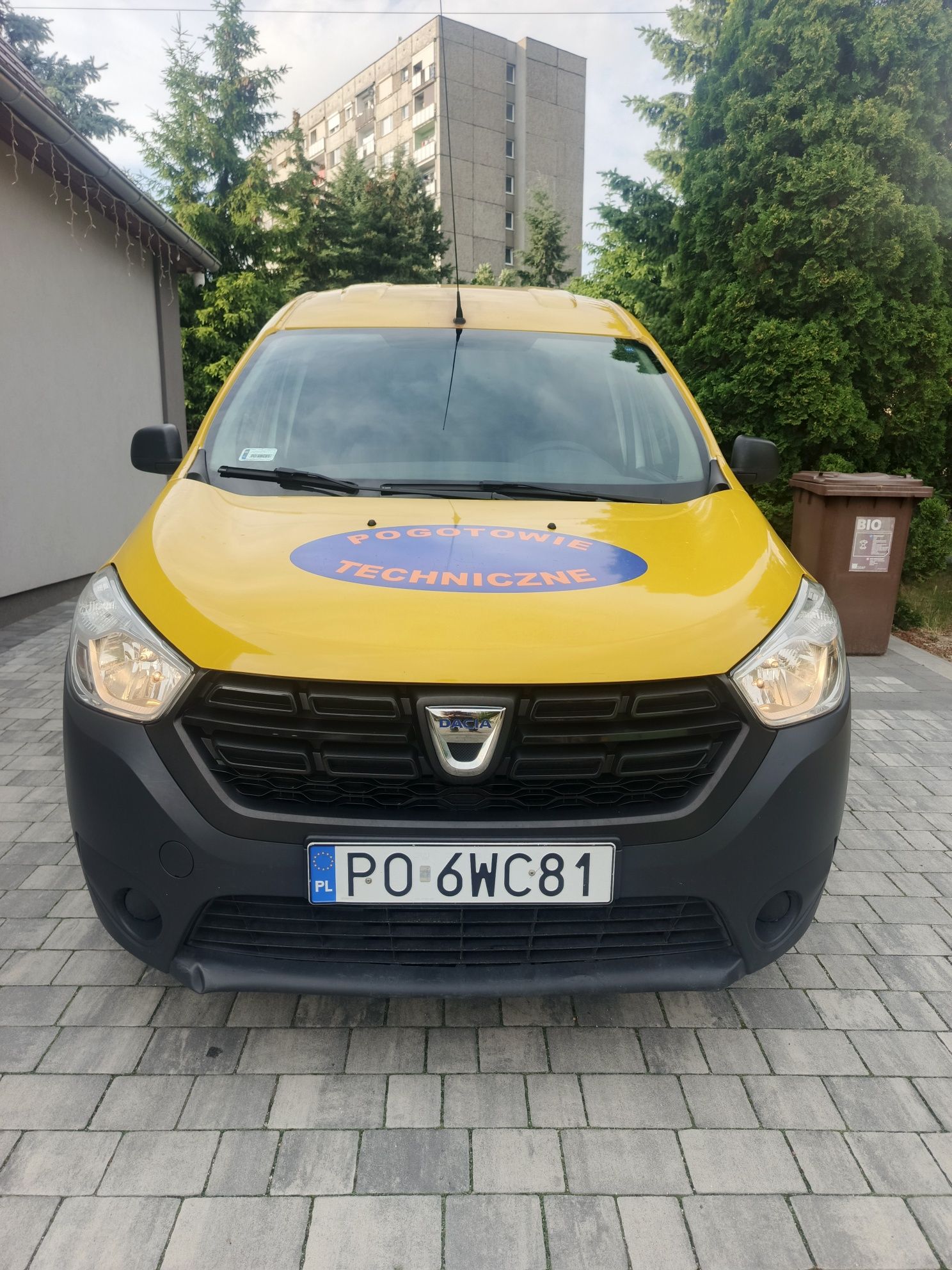 Dacia dokker  cena brutto fv 1.6 2018, klima, bluetooth