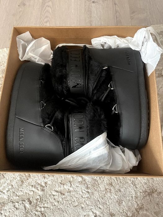 ОРИГІНАЛ MOON BOOT Icon Low Faux Fur 39/41 Нові