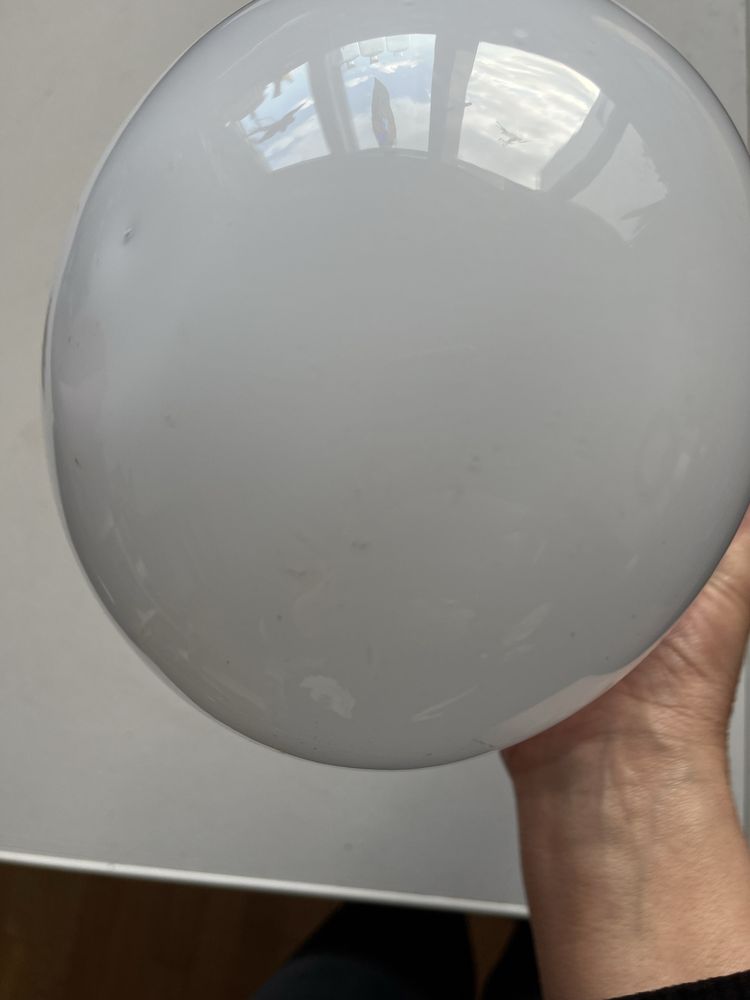 Candeeiro de teto em vidro vintage em forma de lâmpada
