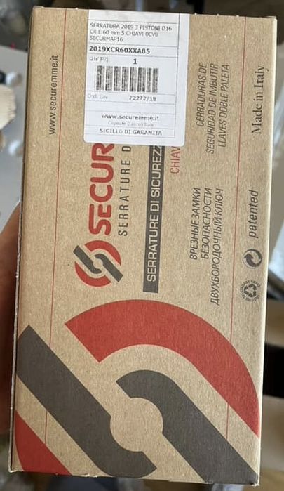 Італійський дверний замок Securemme