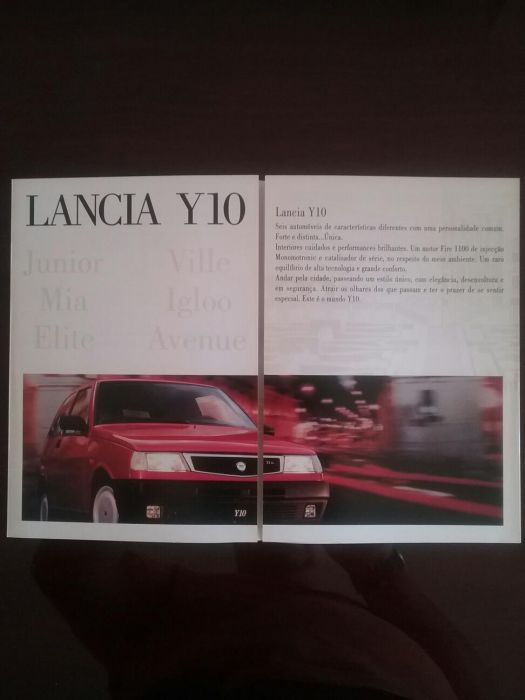 Catálogo stand Lancia Y10