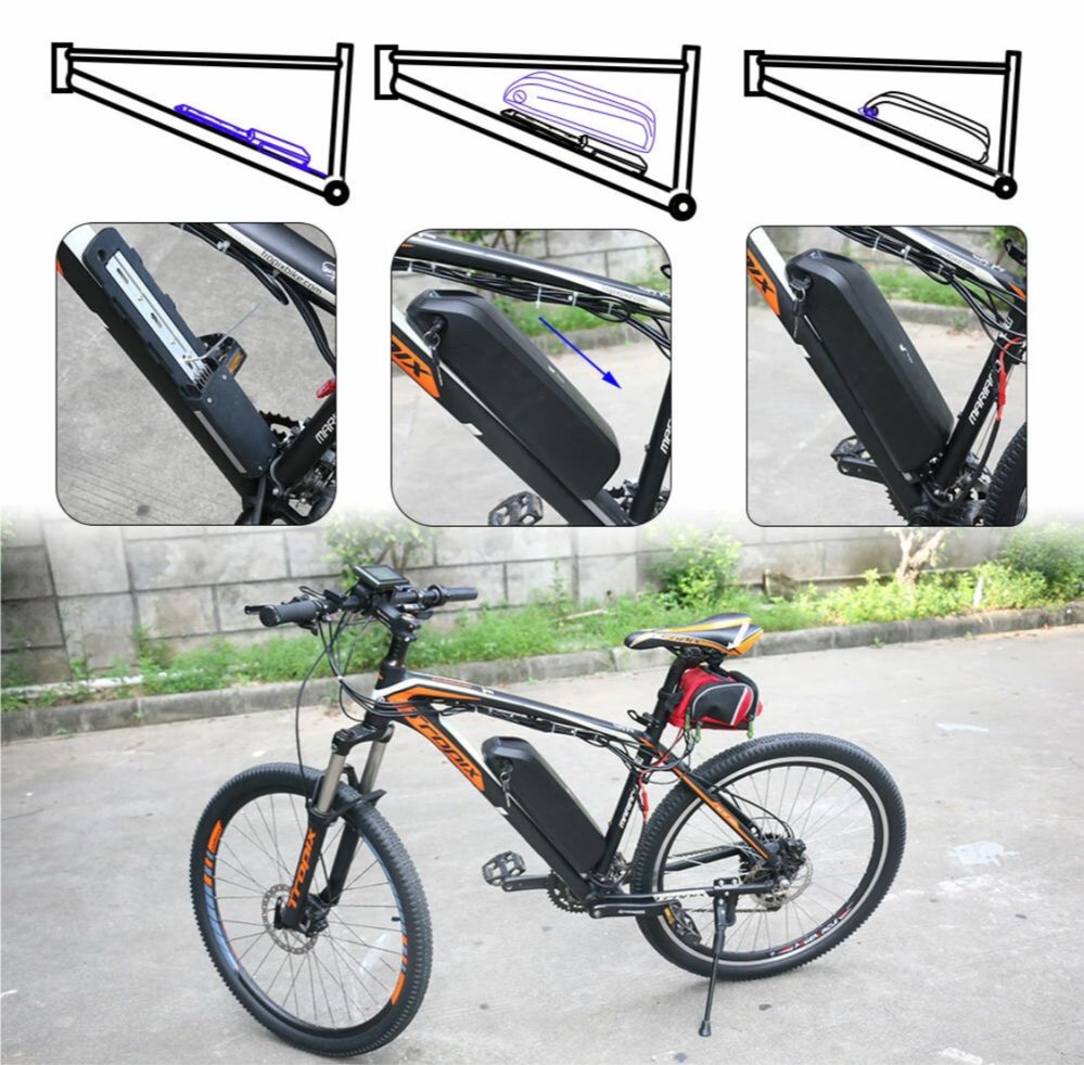 Bateria de bicicleta elétrica 48V 14.4AH
