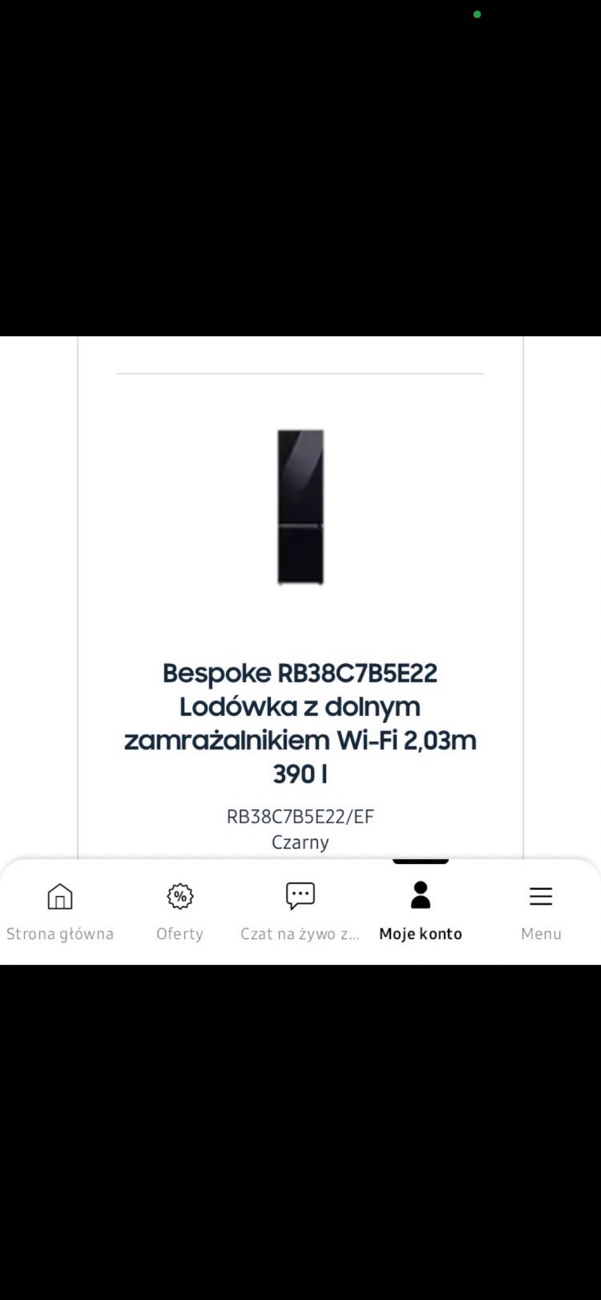 Lodówka samsung bespoke RB38C7B5E22