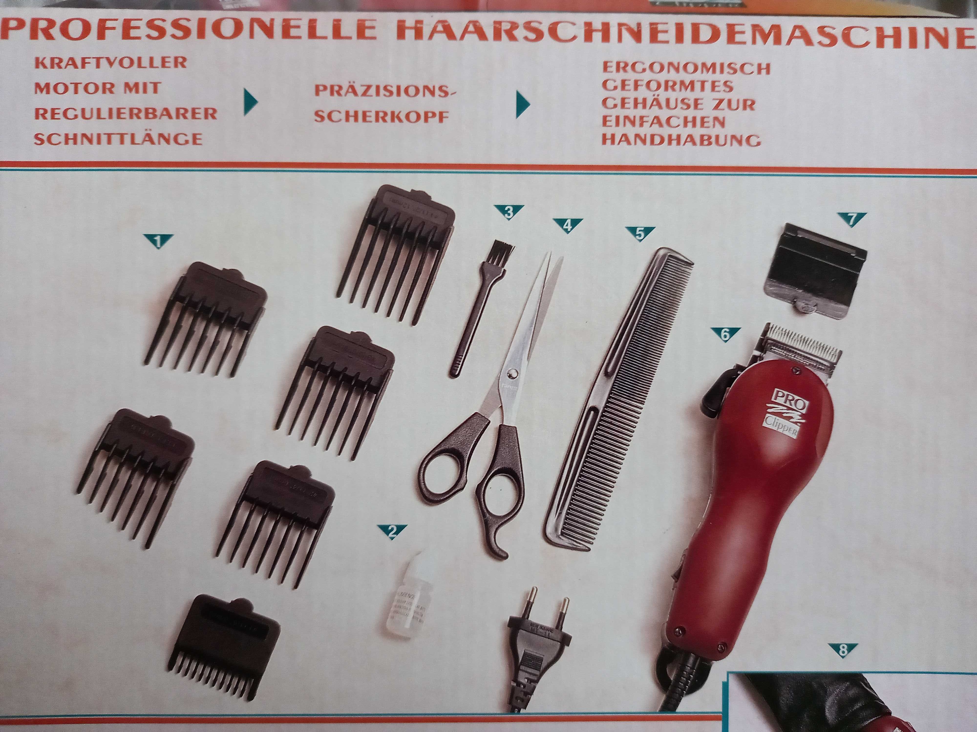 Maszynka do strzyżenia włosów Strzyżarka "Pro Clipper" Przewodowa
