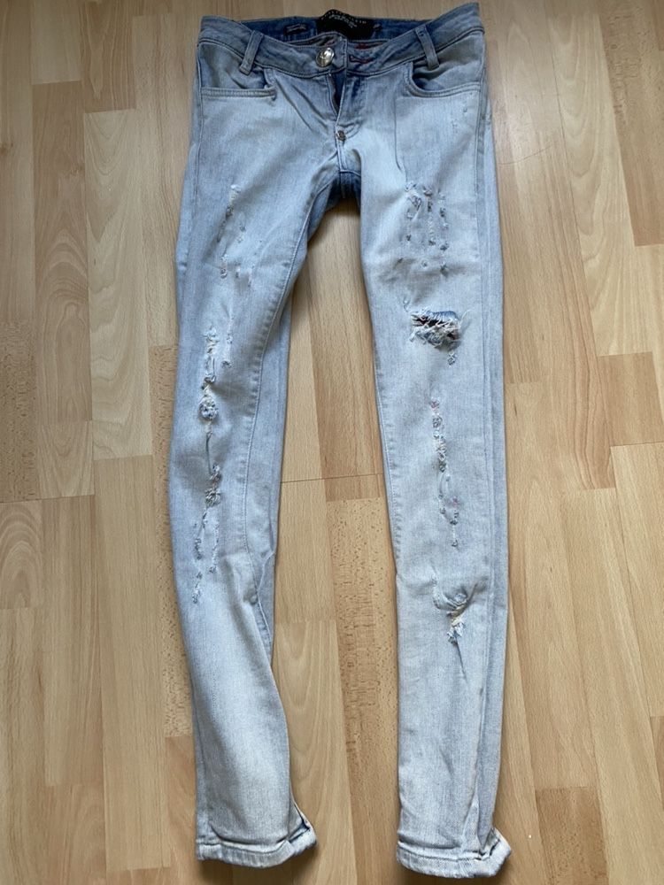 PHILIPP PLEIN jeansy super slim fit rozmiar 26