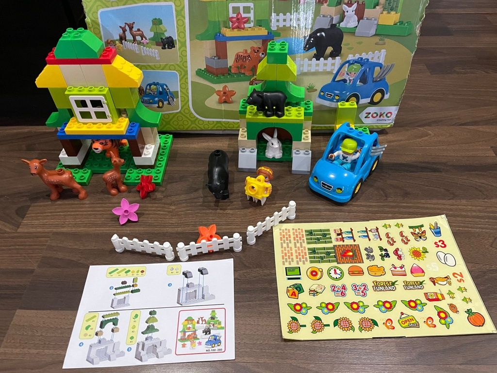 Zoo Brick & Fun Zoko compatível com outras marcas (Lego)